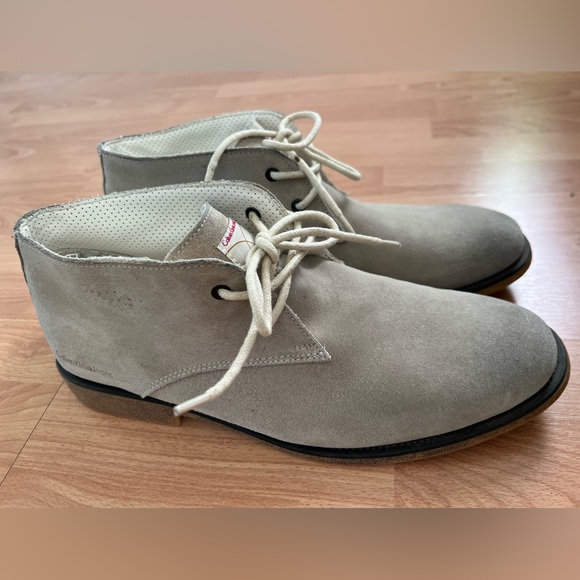 Calvin Klein Men\'s Tan Suede Chukka Boots main image 4
